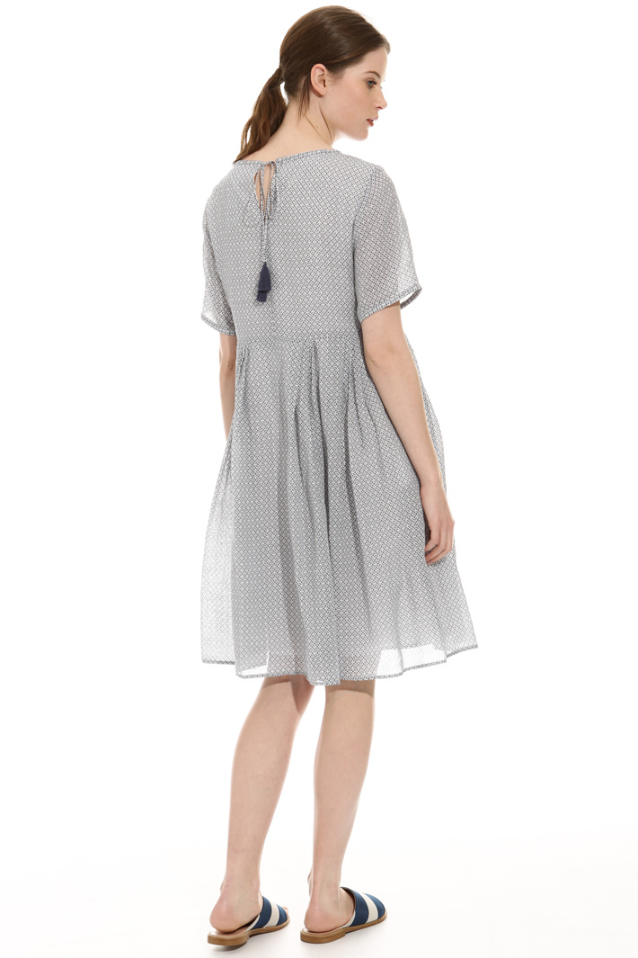 Printed ramie dress Intrend Printed ramie dress Intrend