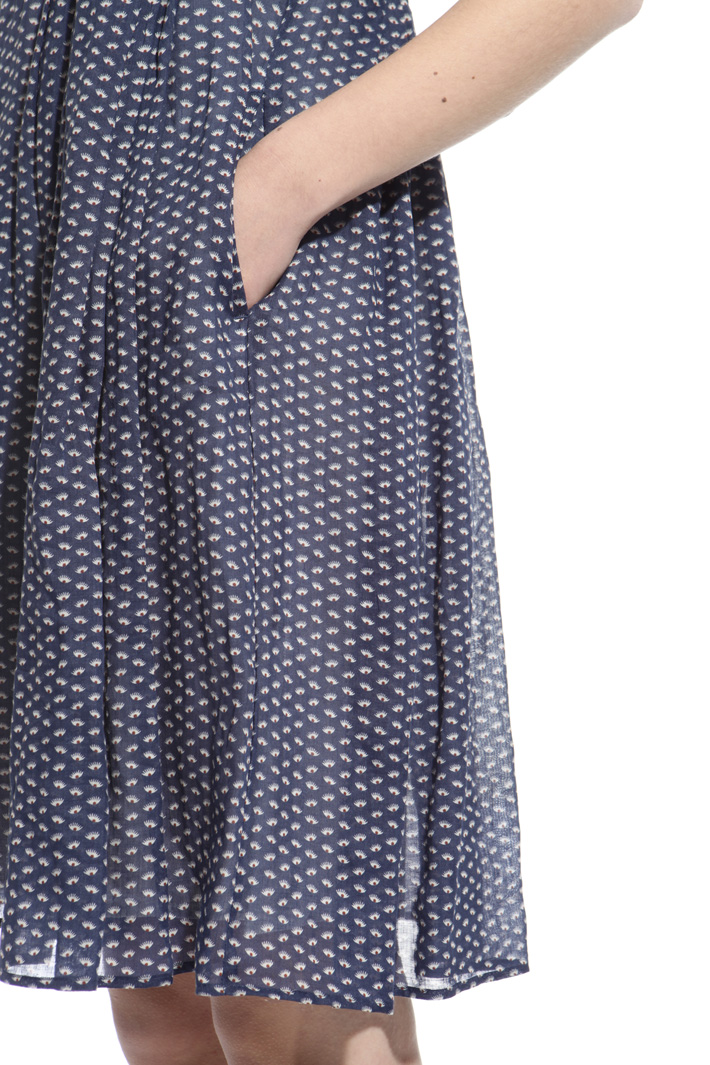 Printed ramie dress Intrend Printed ramie dress Intrend