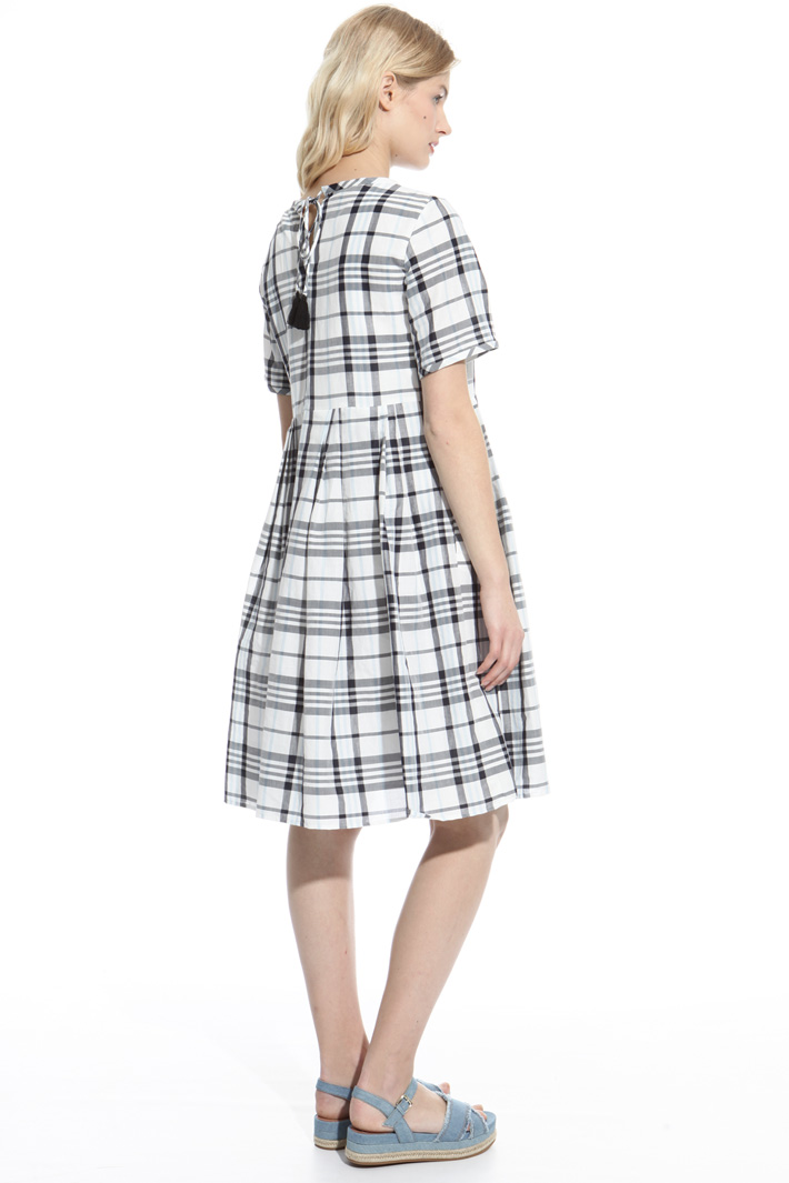 Printed ramie dress Intrend Printed ramie dress Intrend