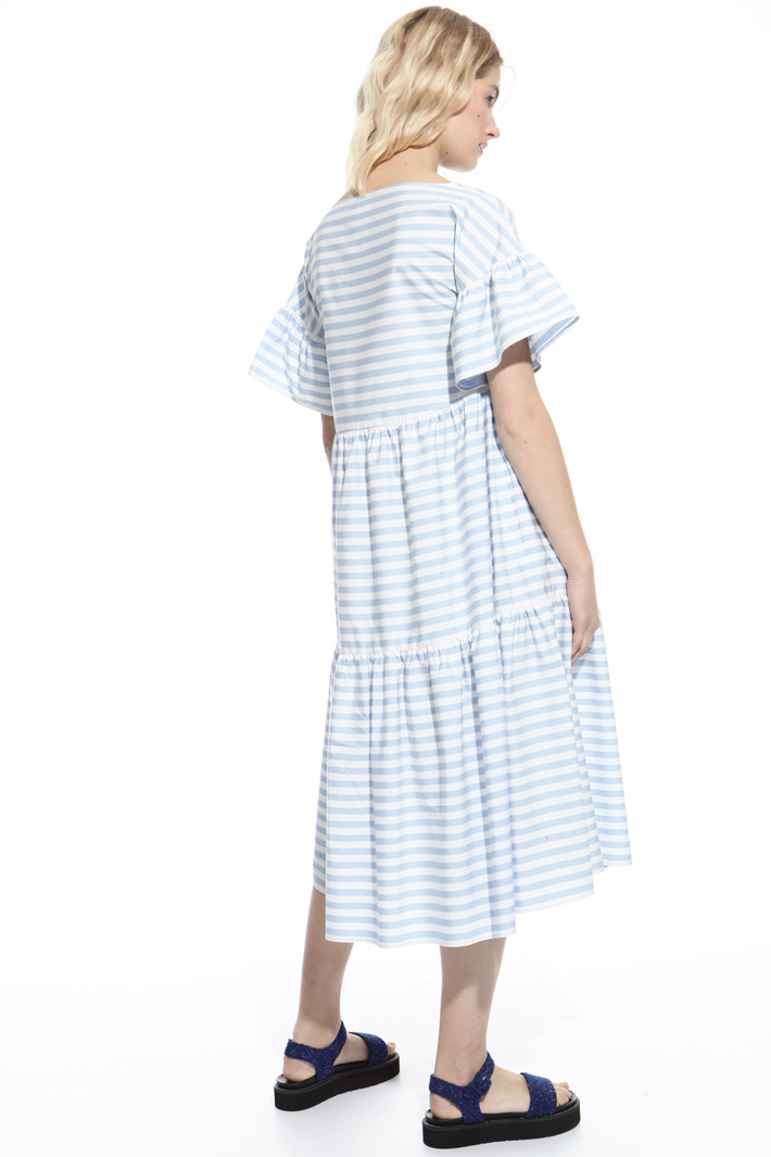 Embroidered dress with flounces Intrend Embroidered dress with flounces Intrend