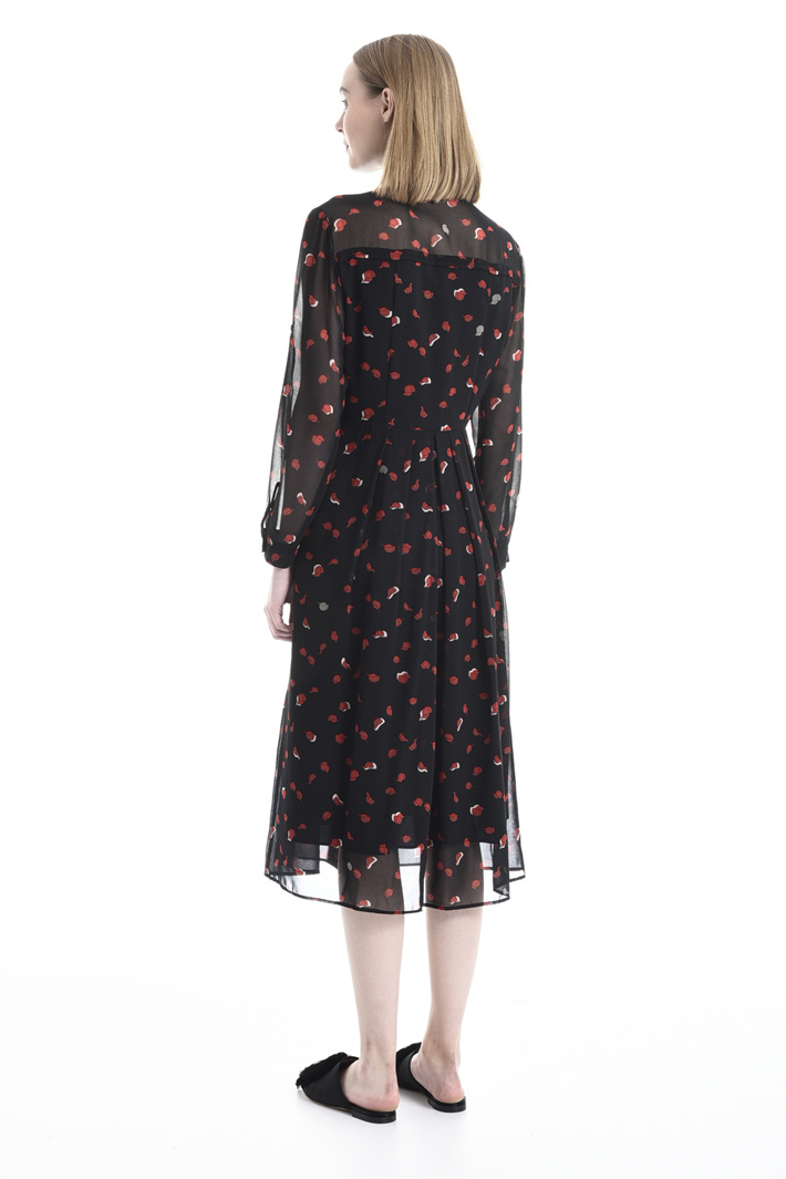 Printed georgette dress Intrend Printed georgette dress Intrend