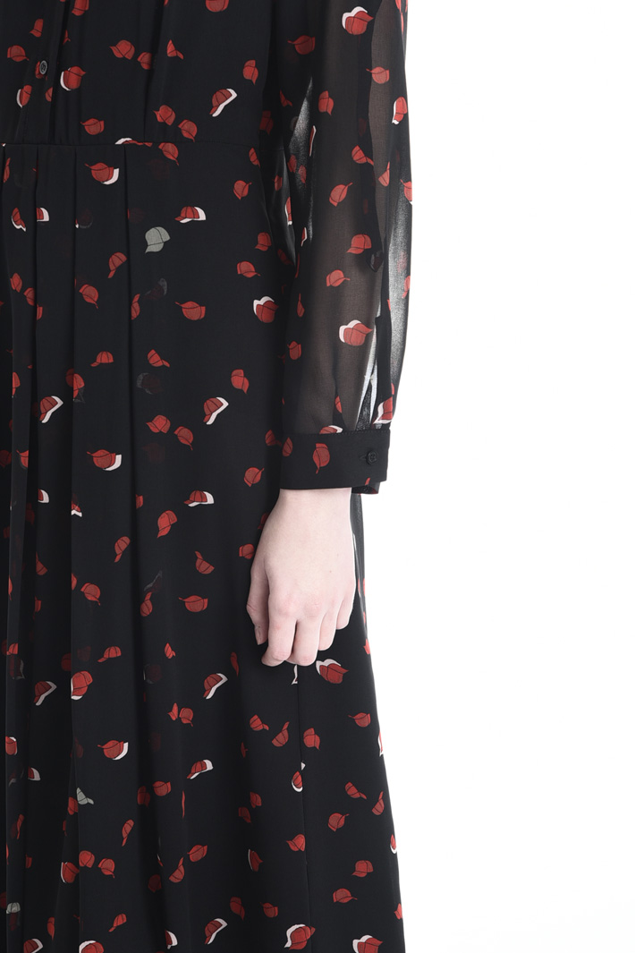 Printed georgette dress Intrend Printed georgette dress Intrend