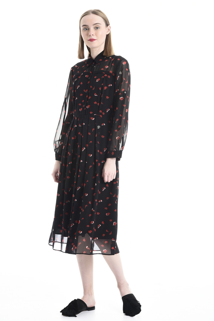 Printed georgette dress Intrend Printed georgette dress Intrend