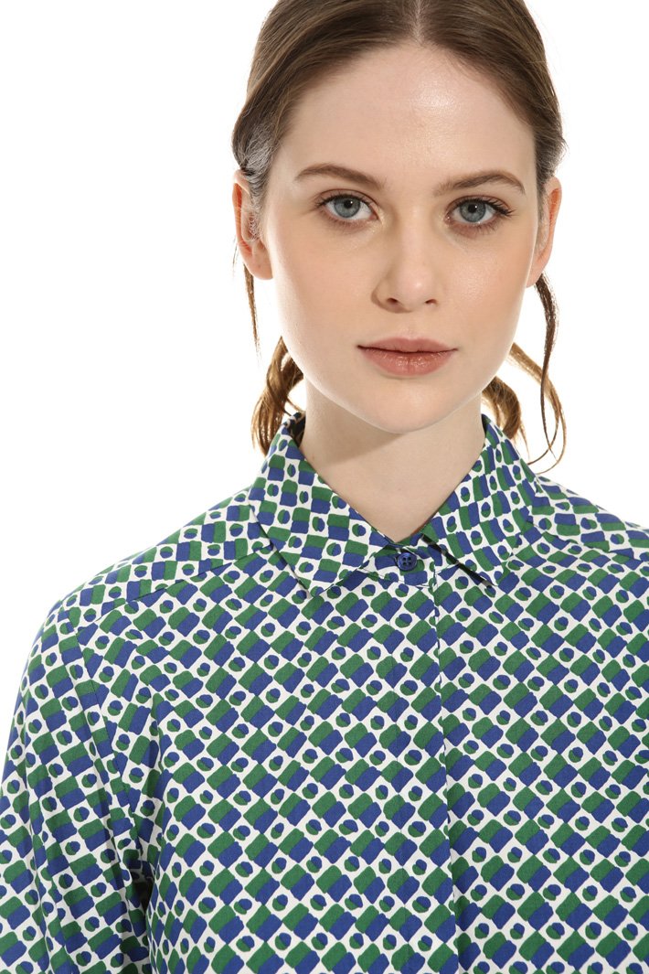 Cotton poplin dress Intrend Cotton poplin dress Intrend