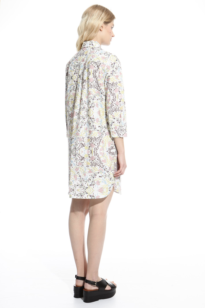 Printed poplin dress Intrend Printed poplin dress Intrend