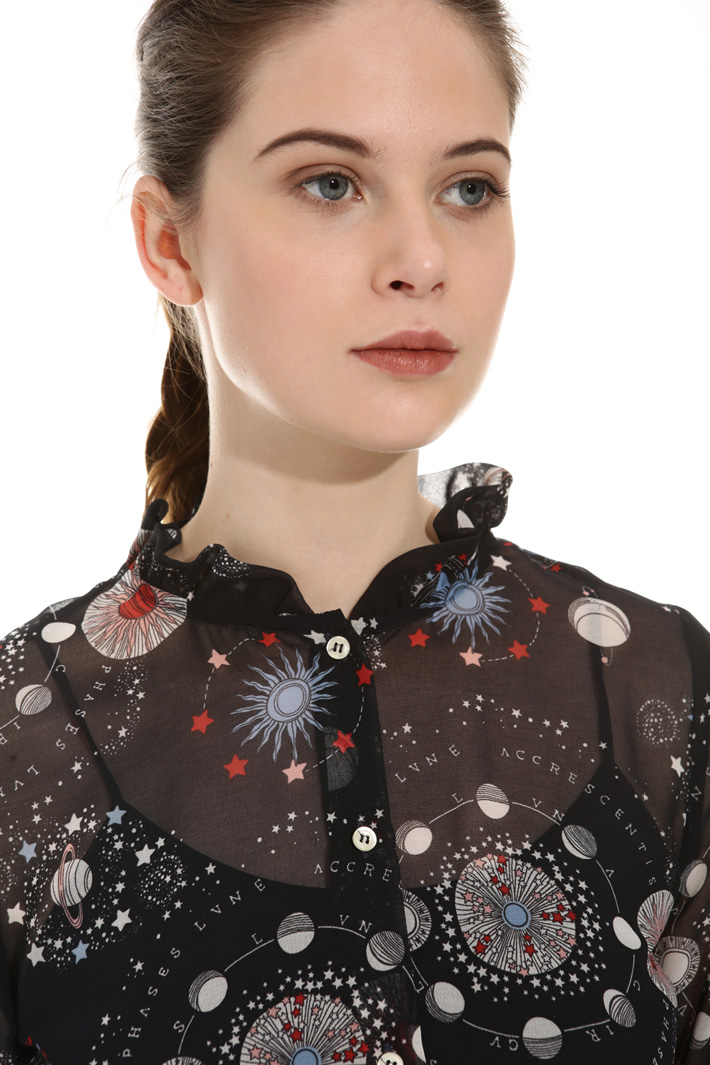 Printed crepe dress Intrend Printed crepe dress Intrend