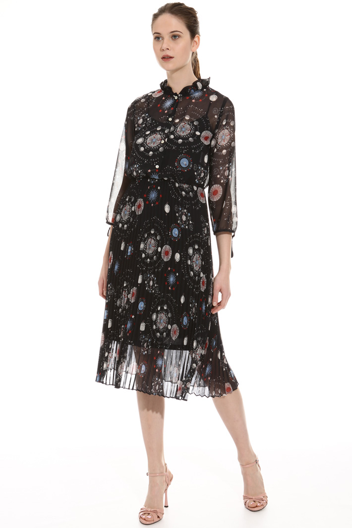 Printed crepe dress Intrend Printed crepe dress Intrend