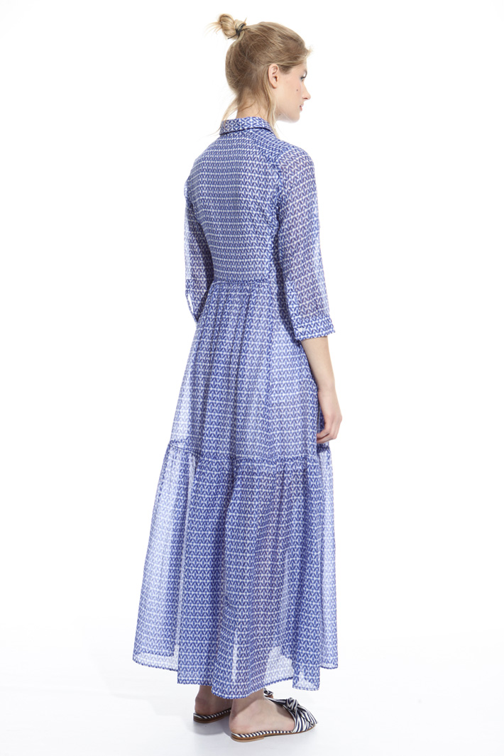 Belted voilé dress Intrend Belted voilé dress Intrend