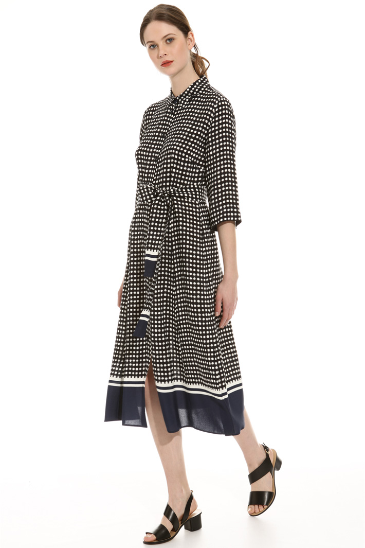 Belted dress Intrend Belted dress Intrend