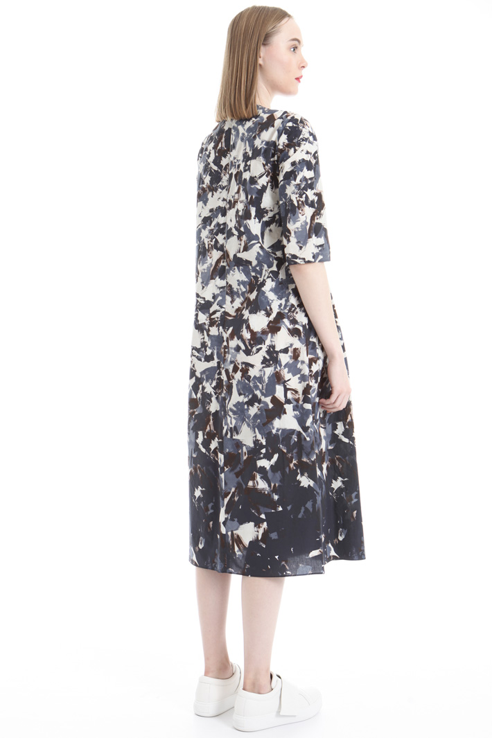 Printed poplin dress Intrend Printed poplin dress Intrend