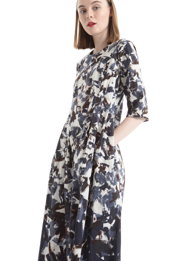 Printed poplin dress Intrend Printed poplin dress Intrend
