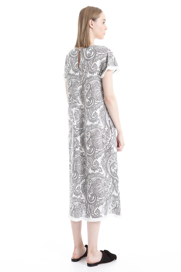 Printed linen dress Intrend Printed linen dress Intrend