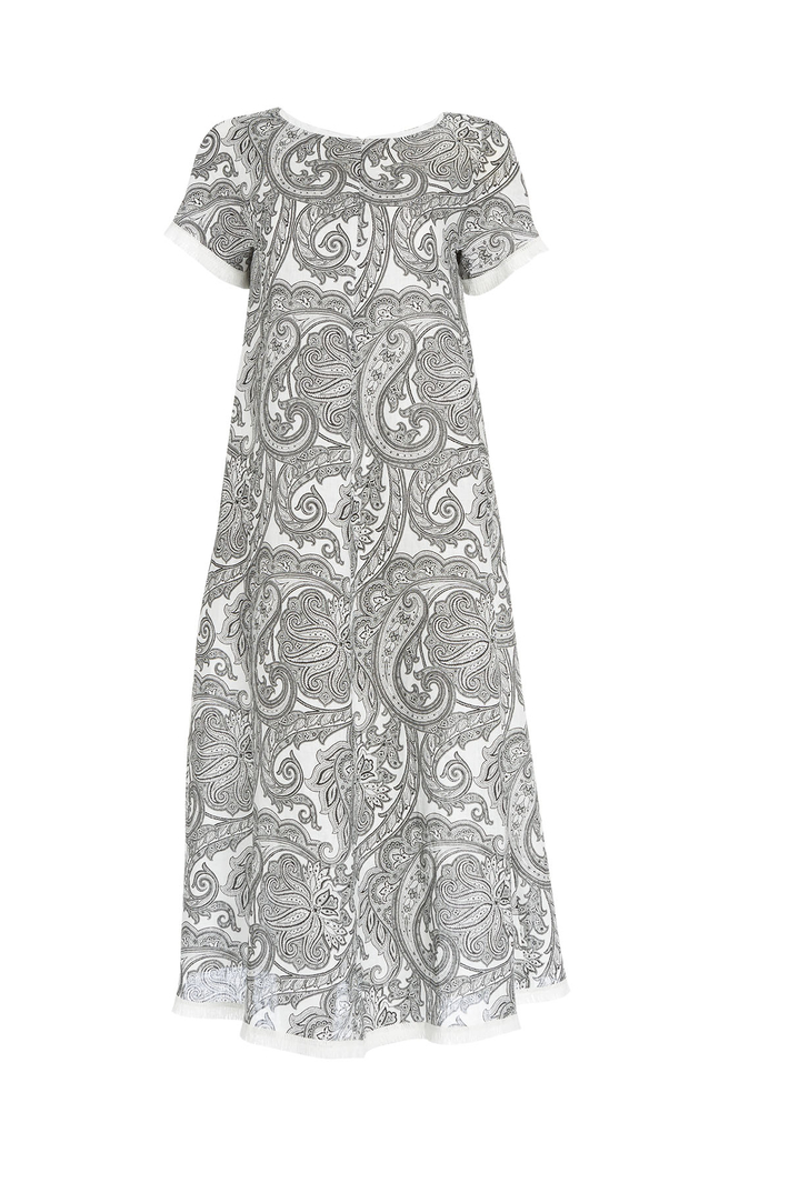 Printed linen dress Intrend Printed linen dress Intrend