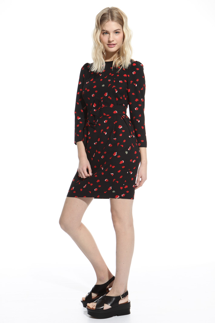 Printed sheath dress Intrend Printed sheath dress Intrend