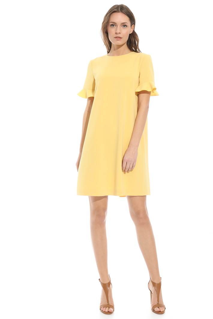 Frilled sleeve dress Intrend Frilled sleeve dress Intrend