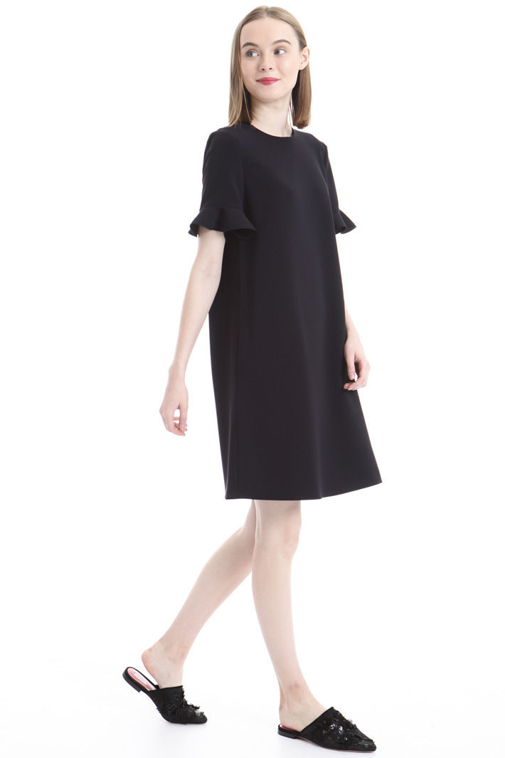Frilled sleeve dress Intrend Frilled sleeve dress Intrend