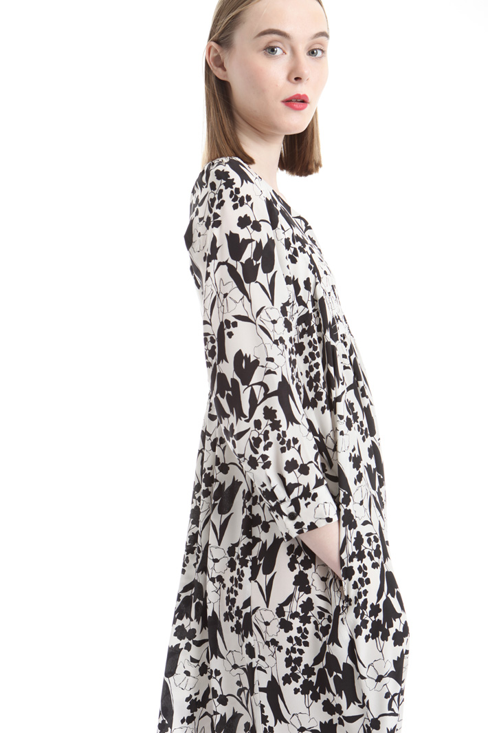 Printed silk dress Intrend Printed silk dress Intrend