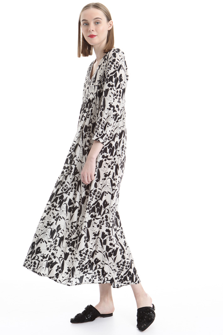 Printed silk dress Intrend Printed silk dress Intrend