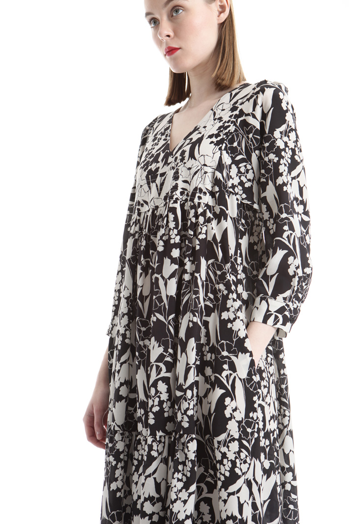 Printed silk dress Intrend Printed silk dress Intrend