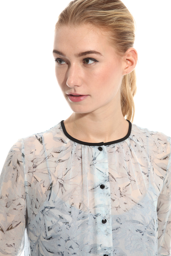 Abito in crepe de chine lurex Intrend Abito in crepe de chine lurex Intrend