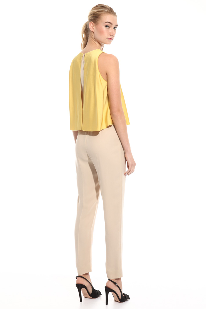 Georgette and satin jumpsuit Intrend Georgette and satin jumpsuit Intrend