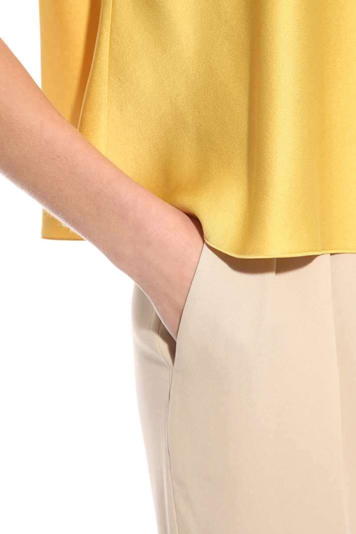 Georgette and satin jumpsuit Intrend Georgette and satin jumpsuit Intrend