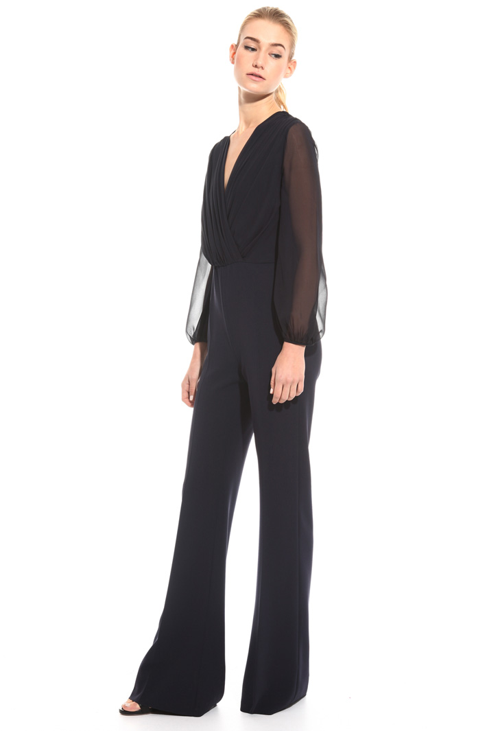 Tuta in georgette e cady Intrend Tuta in georgette e cady Intrend