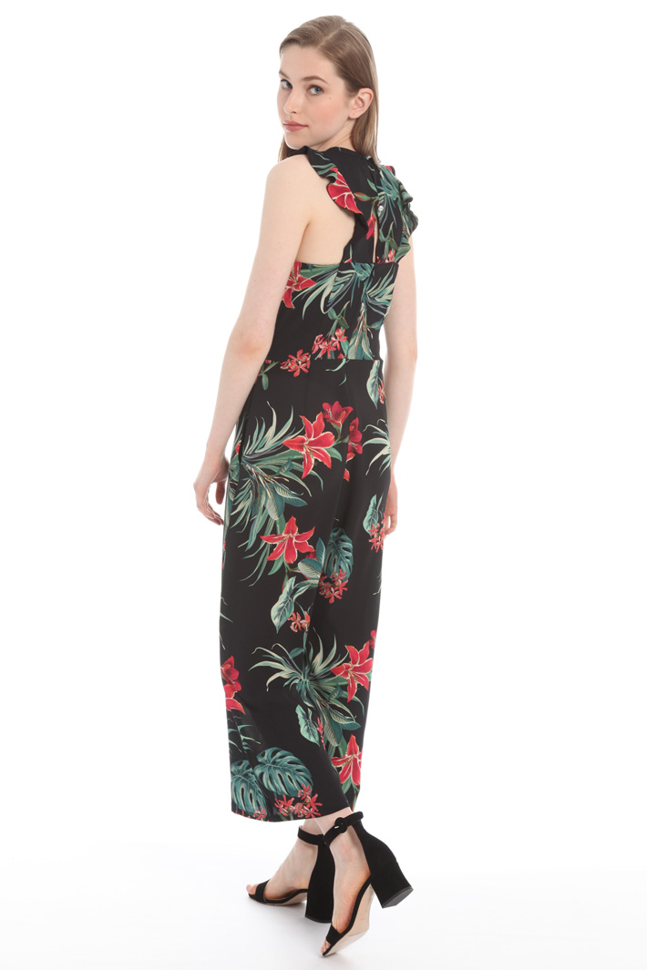 Printed crepe jumpsuit Intrend Printed crepe jumpsuit Intrend