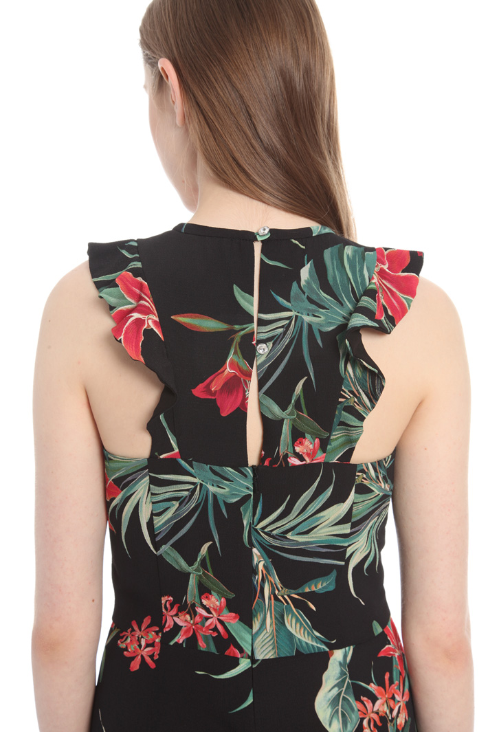 Printed crepe jumpsuit Intrend Printed crepe jumpsuit Intrend