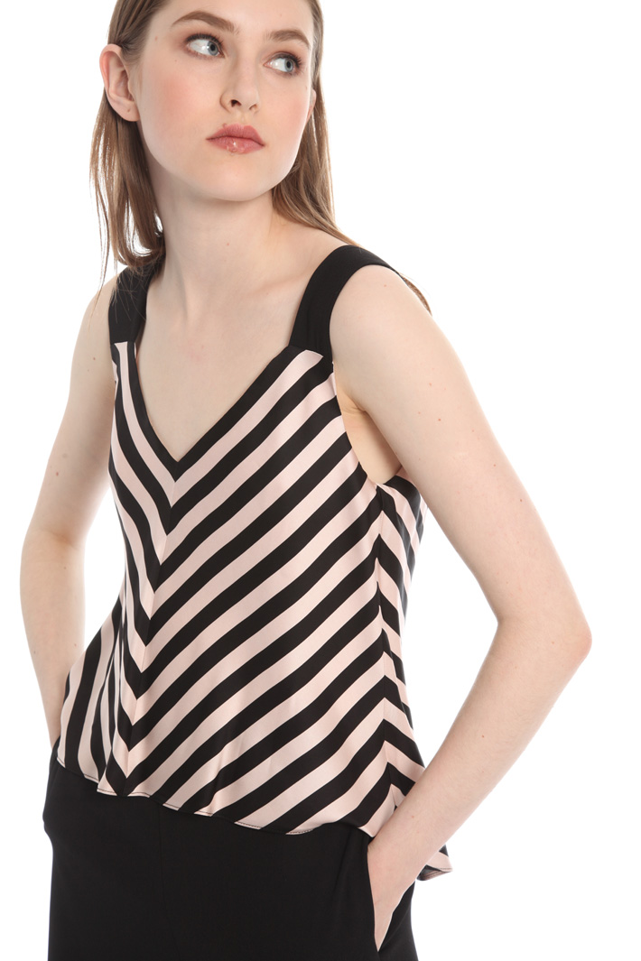 Jumpsuit with overlay top Intrend Jumpsuit with overlay top Intrend
