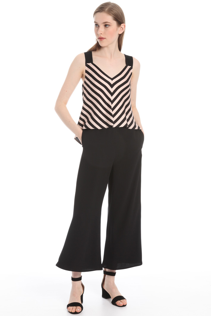Jumpsuit with overlay top Intrend Jumpsuit with overlay top Intrend