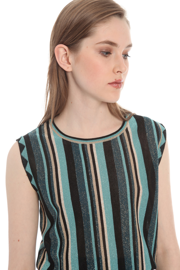 Lurex knit midi dress Intrend Lurex knit midi dress Intrend