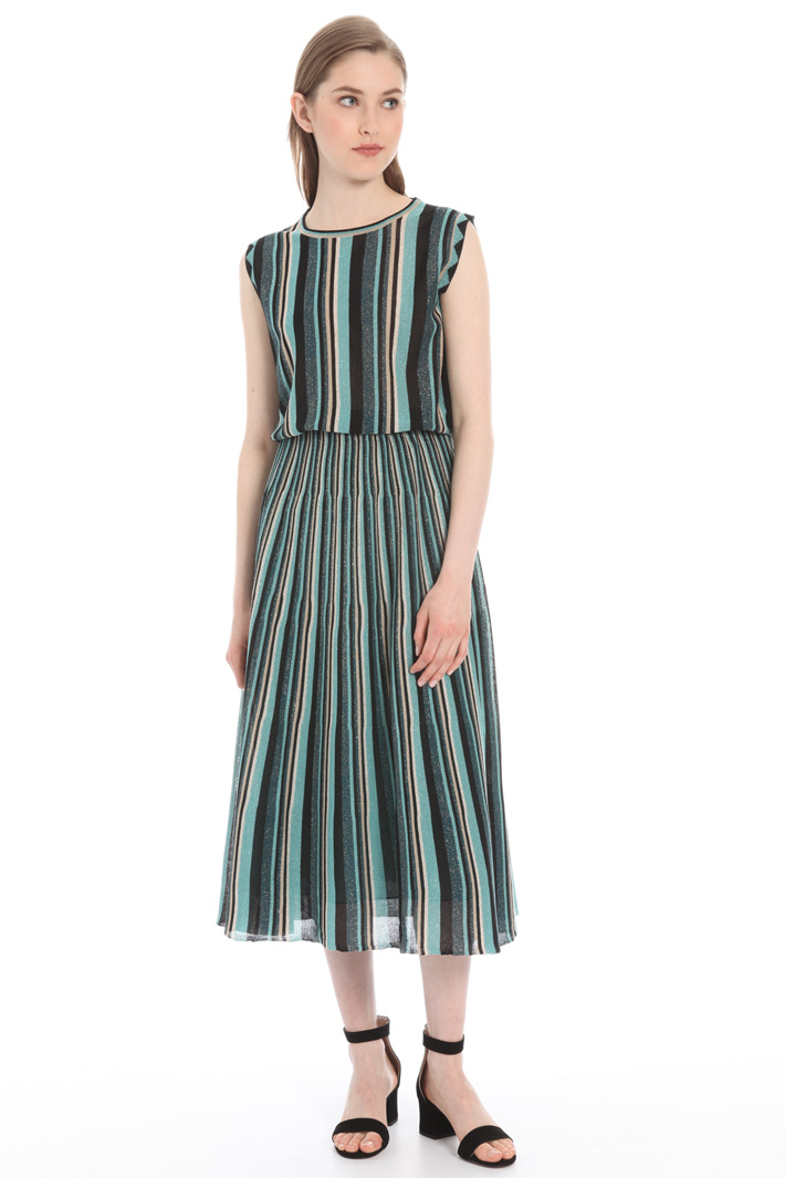 Lurex knit midi dress Intrend Lurex knit midi dress Intrend