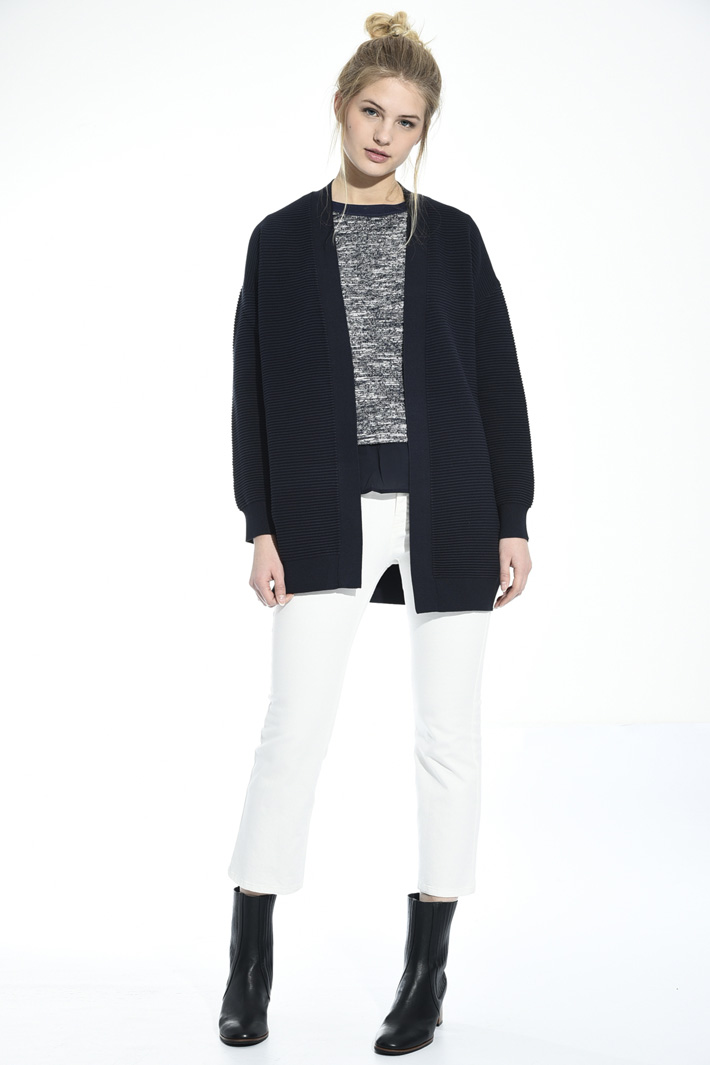 Ottoman knit cardigan Intrend Ottoman knit cardigan Intrend