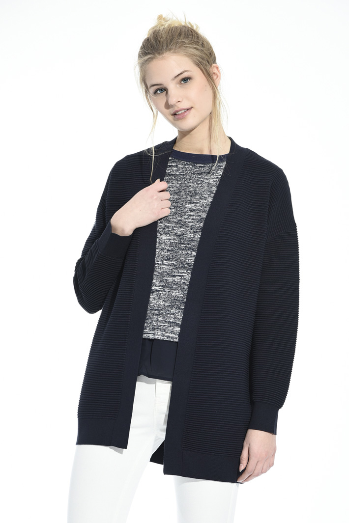 Ottoman knit cardigan Intrend Ottoman knit cardigan Intrend
