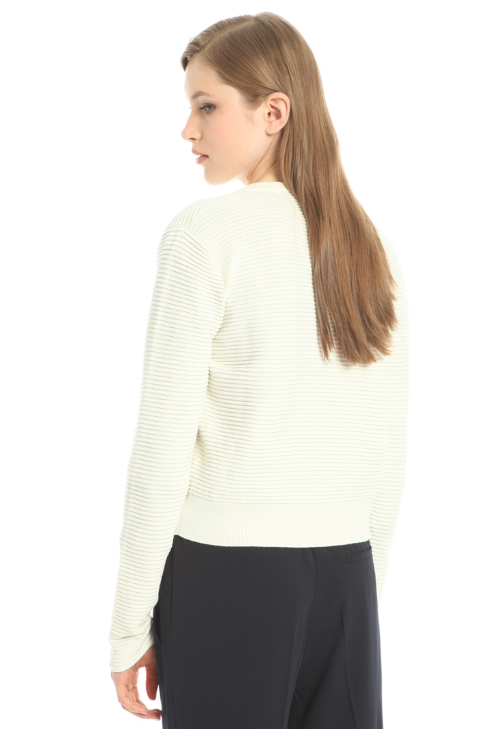 Viscose ribbed cardigan Intrend Viscose ribbed cardigan Intrend