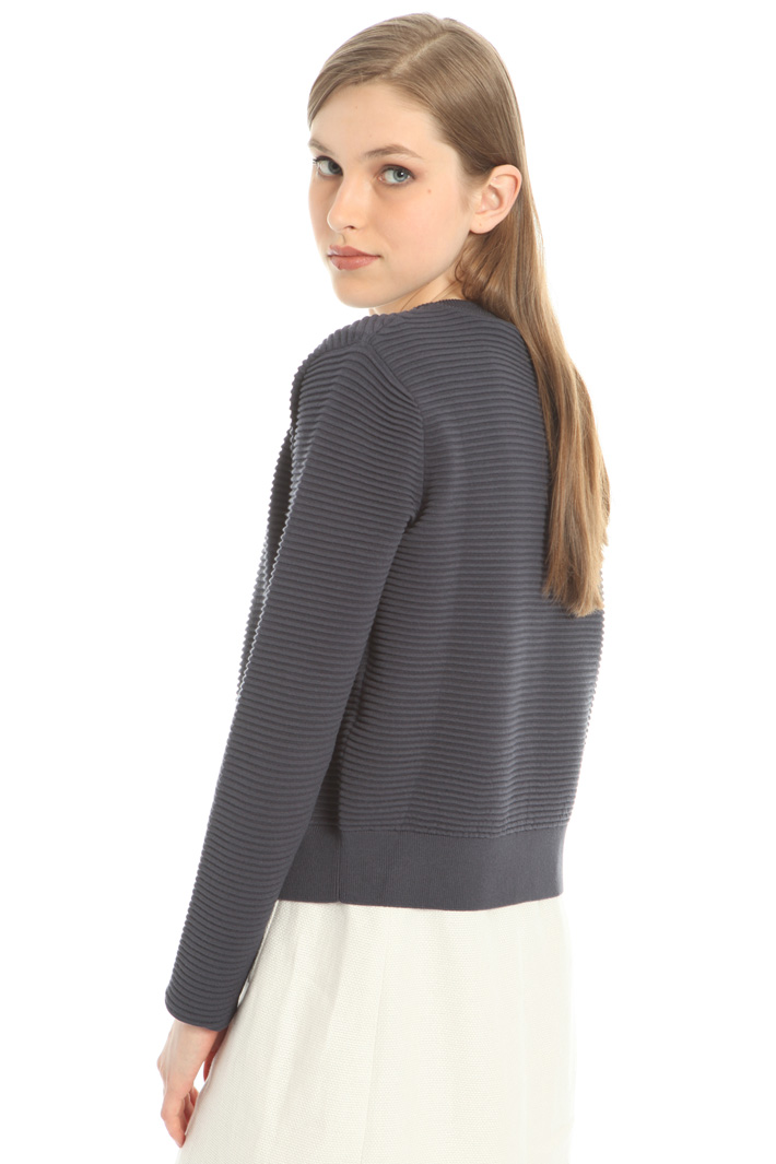 Viscose ribbed cardigan Intrend Viscose ribbed cardigan Intrend