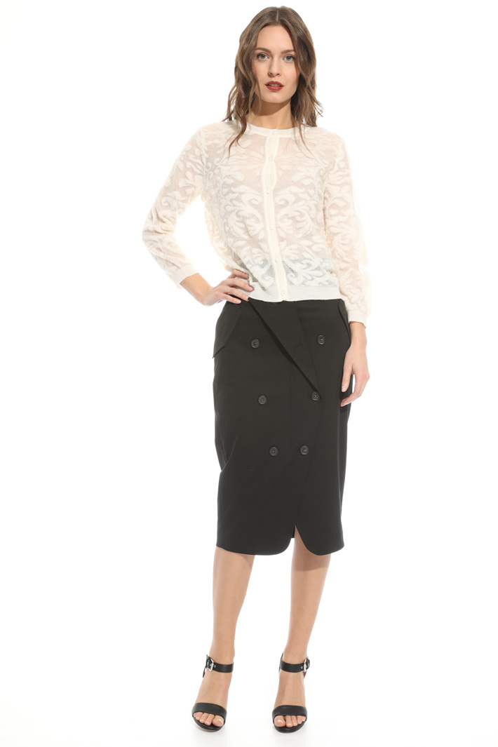 Mohair bouclé cardigan Intrend Mohair bouclé cardigan Intrend