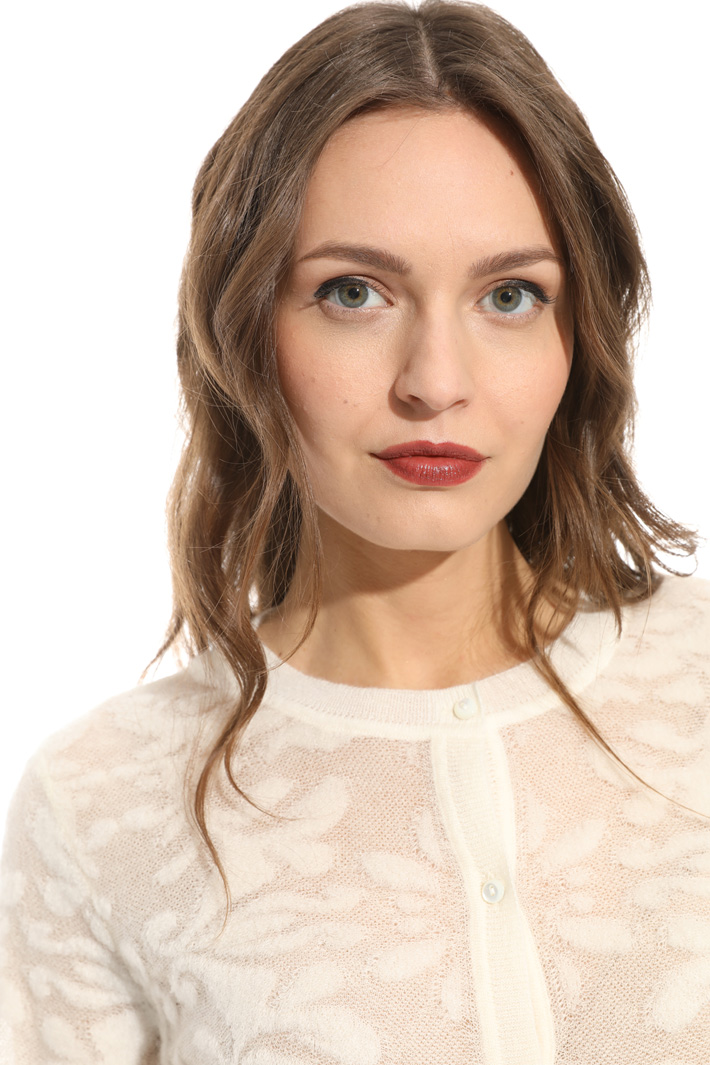 Mohair bouclé cardigan Intrend Mohair bouclé cardigan Intrend