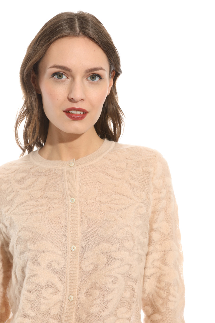 Mohair bouclé cardigan Intrend Mohair bouclé cardigan Intrend