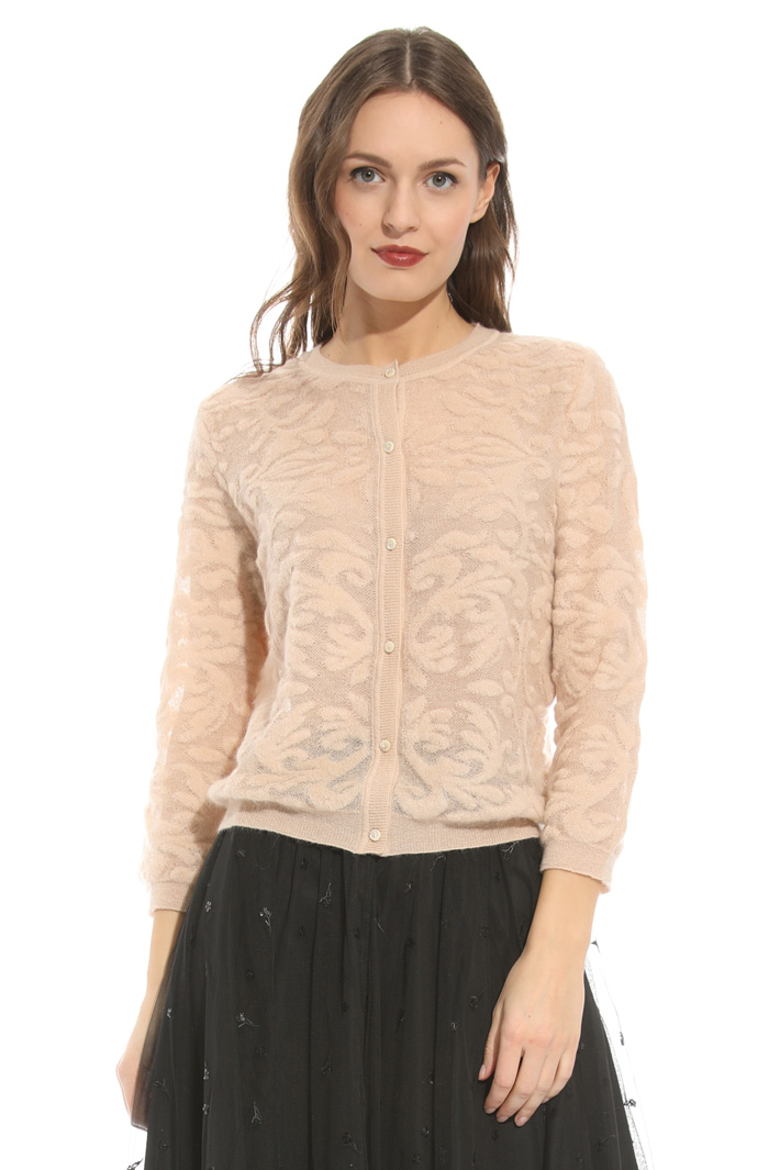 Mohair bouclé cardigan Intrend Mohair bouclé cardigan Intrend