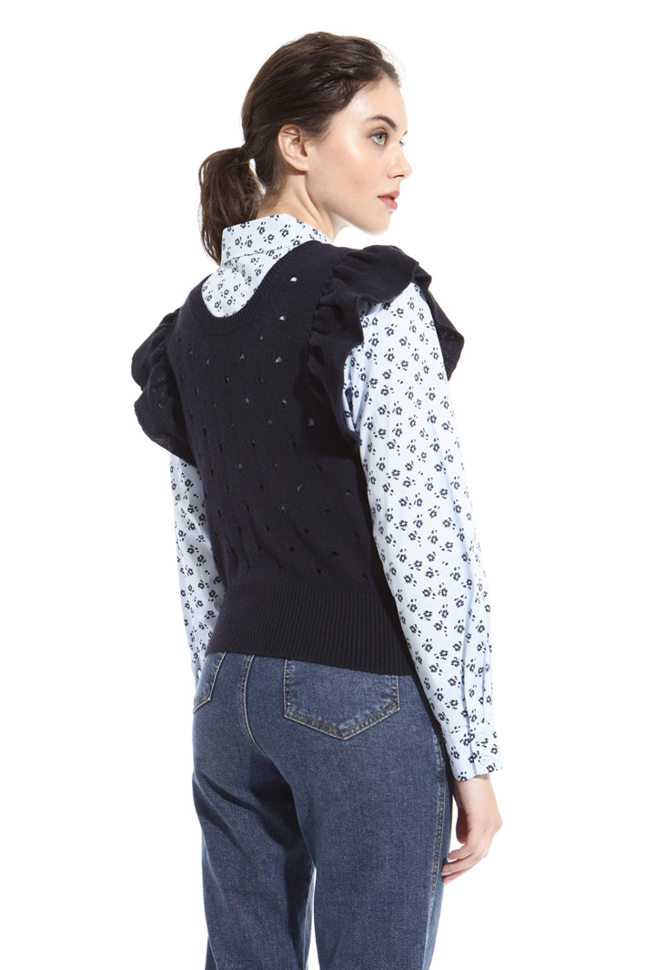 Gilet traforato in lana Intrend Gilet traforato in lana Intrend