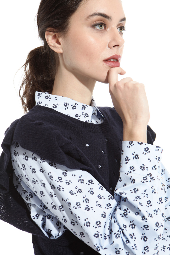 Gilet traforato in lana Intrend Gilet traforato in lana Intrend