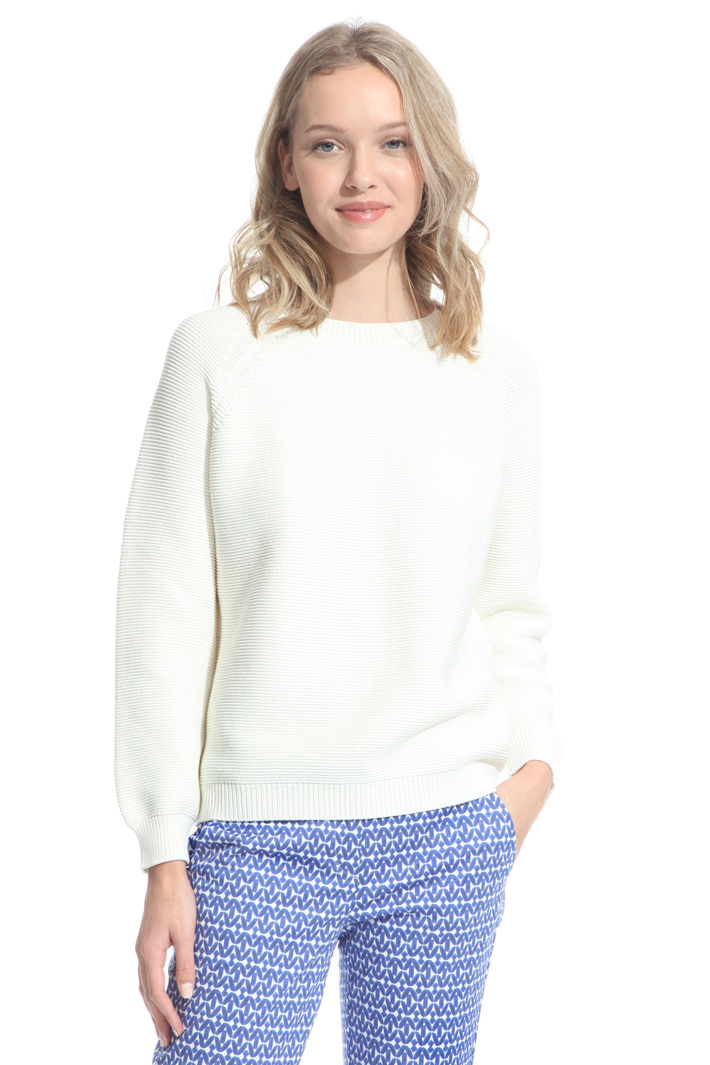 Maglia in cordonetto di cotone Intrend Maglia in cordonetto di cotone Intrend