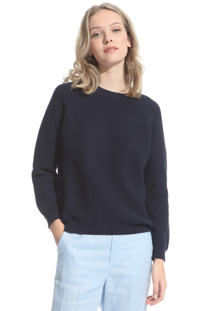 Maglia in cordonetto di cotone Intrend Maglia in cordonetto di cotone Intrend