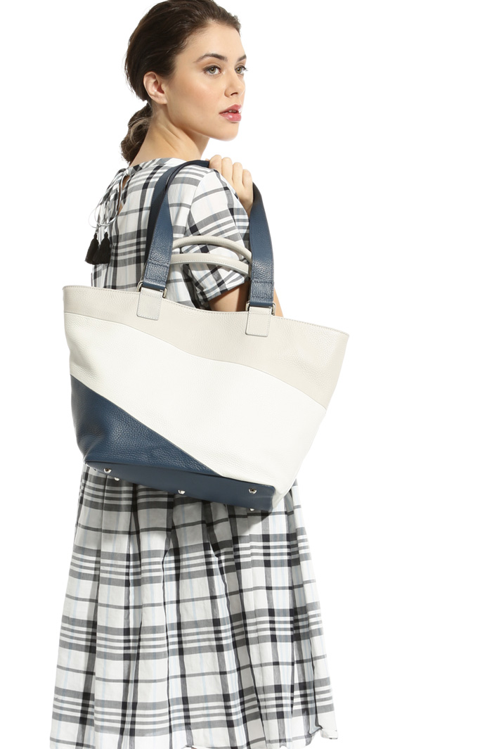 Borsa in pelle multicolore Intrend Borsa in pelle multicolore Intrend