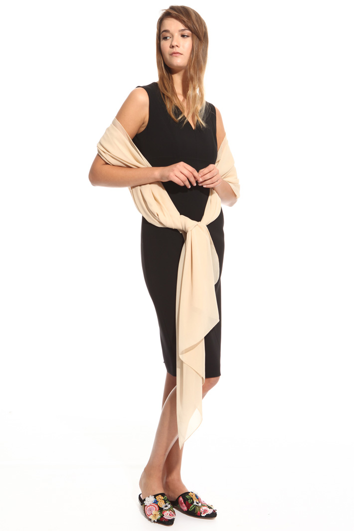 Silk georgette stole Intrend Silk georgette stole Intrend