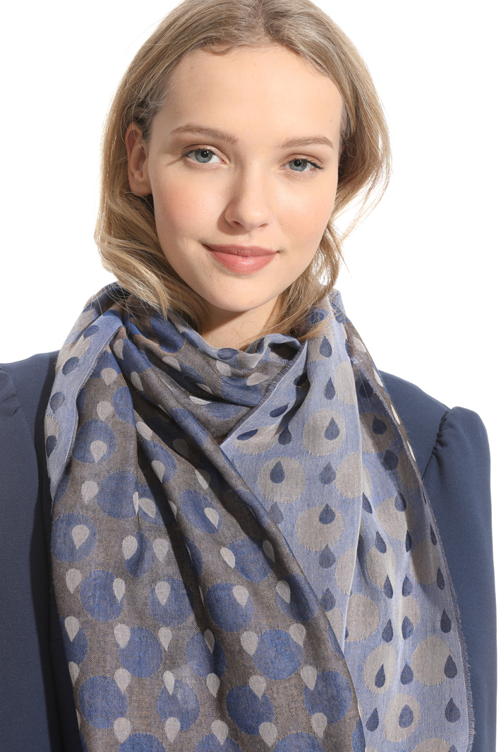 Stola jacquard in misto cotone Intrend Stola jacquard in misto cotone Intrend