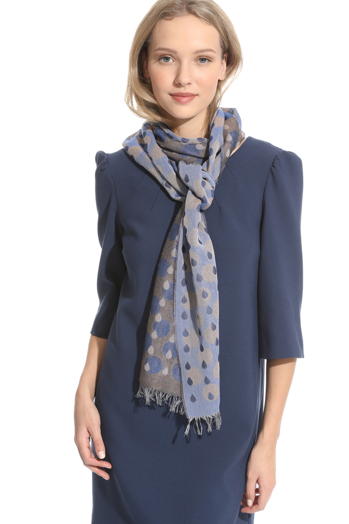 Stola jacquard in misto cotone Intrend Stola jacquard in misto cotone Intrend