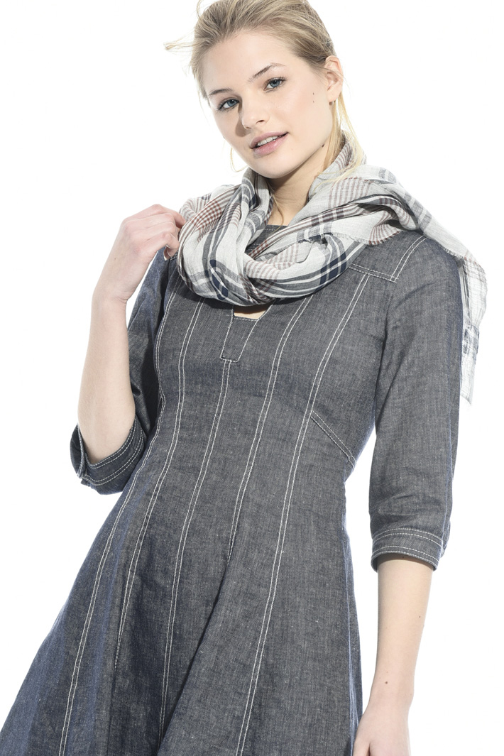 Linen canvas scarf Intrend Linen canvas scarf Intrend